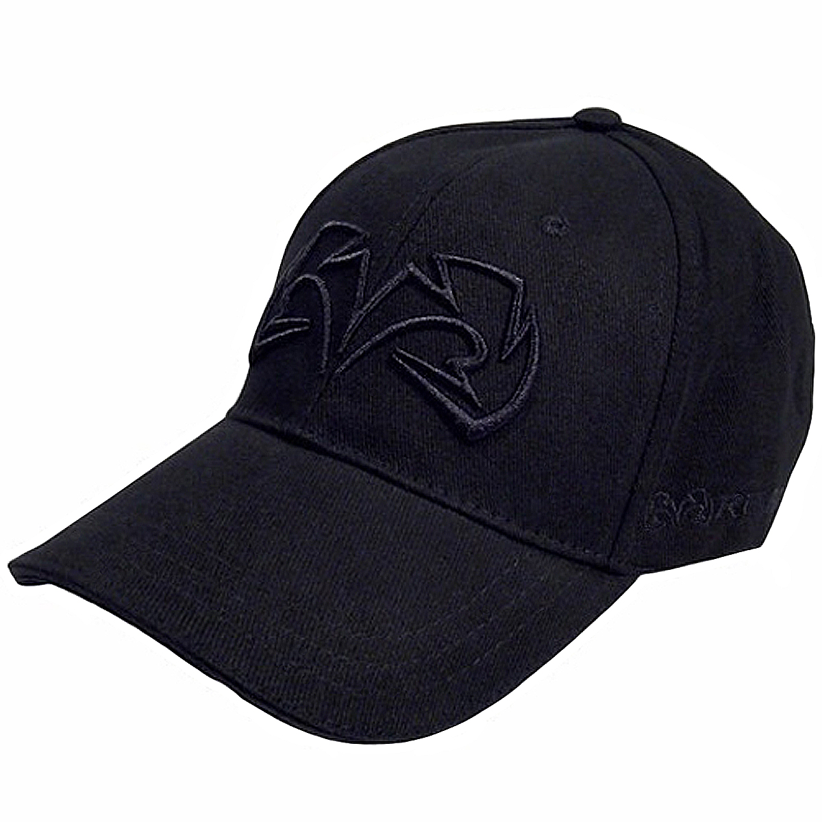 Rival Boxing Embroidered Logo Adjustable Baseball Cap Black